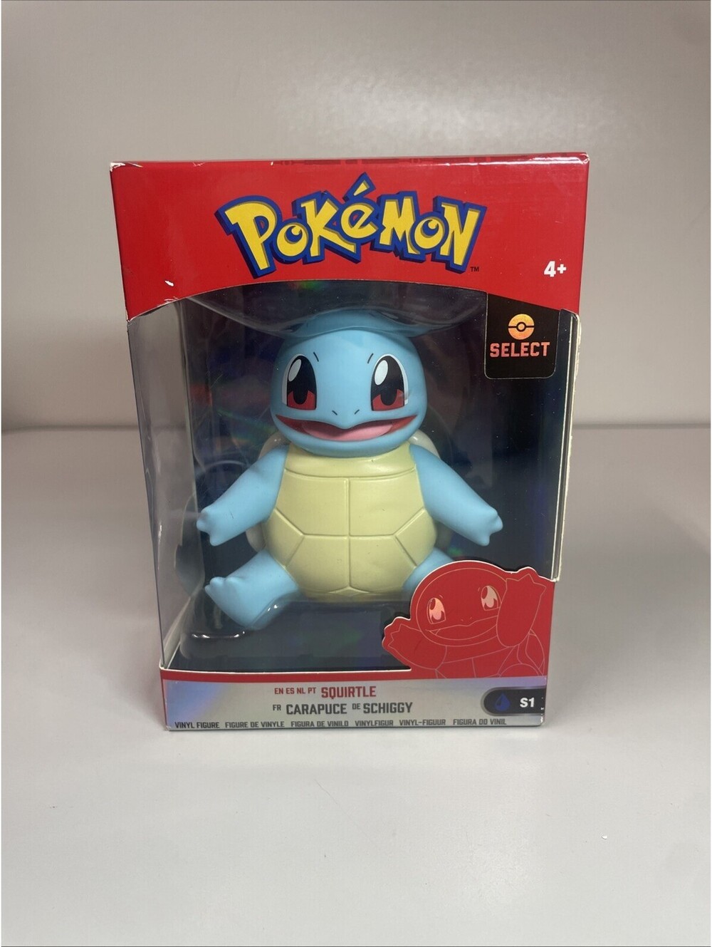 Pokemon Squirtle Select Vinyl Figure - 4-Inch Figure Made from Vinyl S1 2020